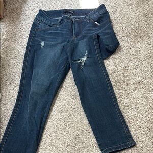 1822 Denim Blue Straight Leg Jeans Classic Style
